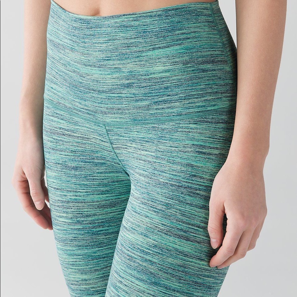 Space Dye Alberta lake high rise pants - Picture 2 of 5